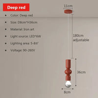 Minimalist Nordic LED pendant light for elegant interiors