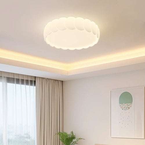 plafonnier cercle décoration éclairage simple design élégant moderne
