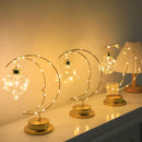 Lampe LED fer lune étoiles enfants