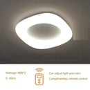 Modern minimalist acrylic eye protection pendant light, living room, bedroom, circular LED indoor lighting