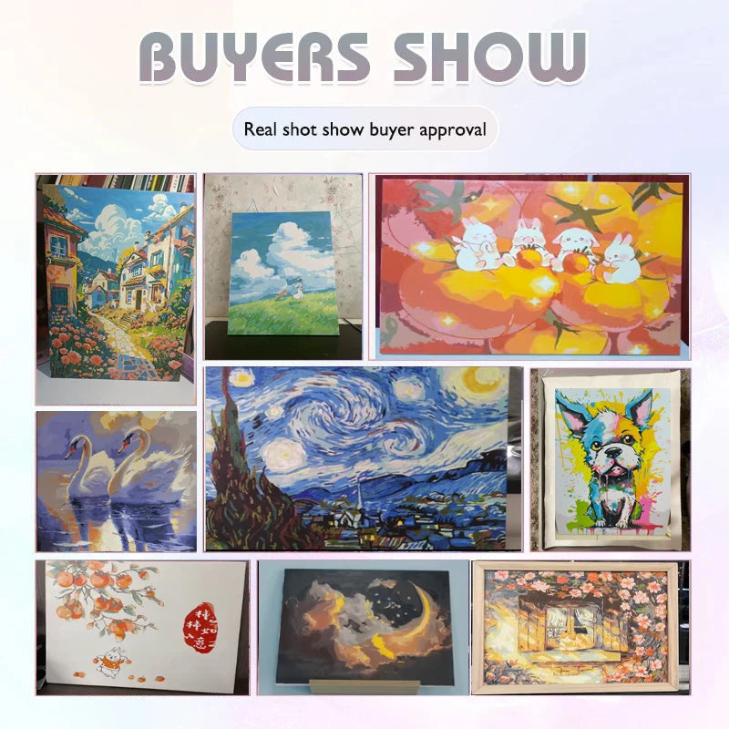 kit de peinture acrylique clown drôle pour enfants décoration artistique - vue 7 sur 7