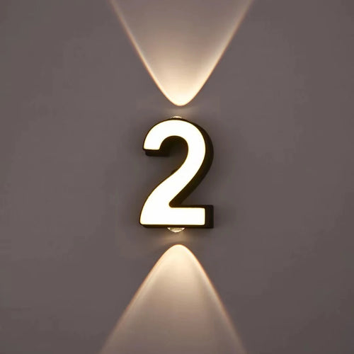 lampe numérique extérieure étanche led projection paysage signature moderne