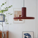 SANDYHA rétro nordique ovni rouge disque volant suspension lampe couleur unie Led chambre salon salle à manger lumière décor à la maison lustre