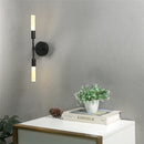 applique murale modernes minimalistes en verre 2 têtes