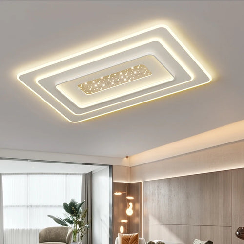Plafond moderne à LEDs lampe pour chambre cuisine étude éclairage salon luminosité réglable Led plafonnier luminaire - vue 3 sur 16