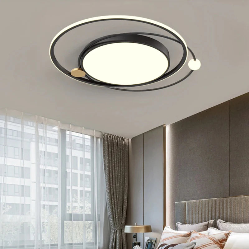 lustre led moderne à intensité variable pour intérieur - vue 5 sur 13