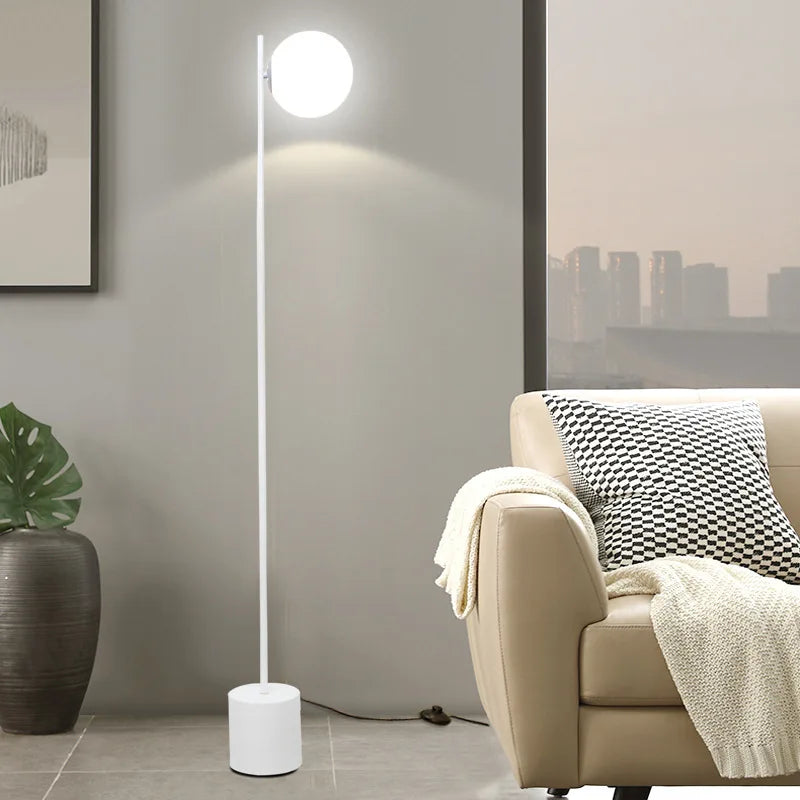 lampadaire led moderne sphéroïde créatif pour intérieur réglable - vue 4 sur 10