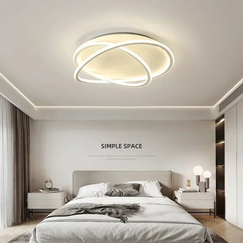 plafonnier moderne à leds pour décoration intérieure élégante
