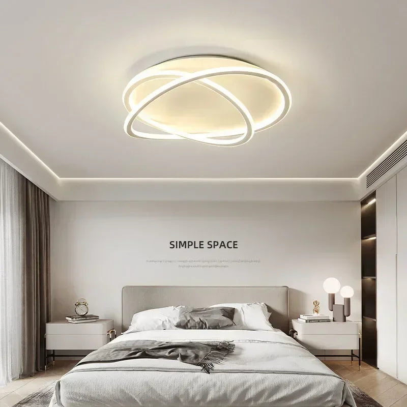 plafonnier moderne à leds pour décoration intérieure élégante - vue 5 sur 16