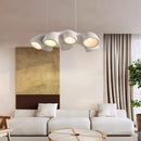 Minimalist resin pendant light for a contemporary interior