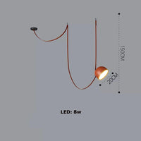 lustre artistique dimmable pour décoration intérieure moderne