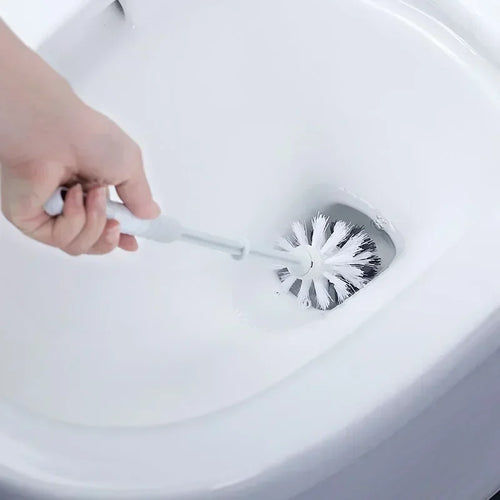 brosse de toilette luxe nettoyage souple long manche sans angle mort - vue 6 sur 8