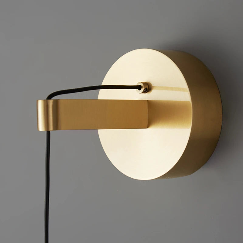 applique murale led de luxe en cuivre hauteur réglable ambiance chaude - vue 6 sur 7