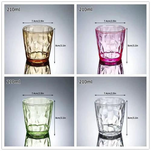 Verres incassables reutilisables style moderne pour fetes