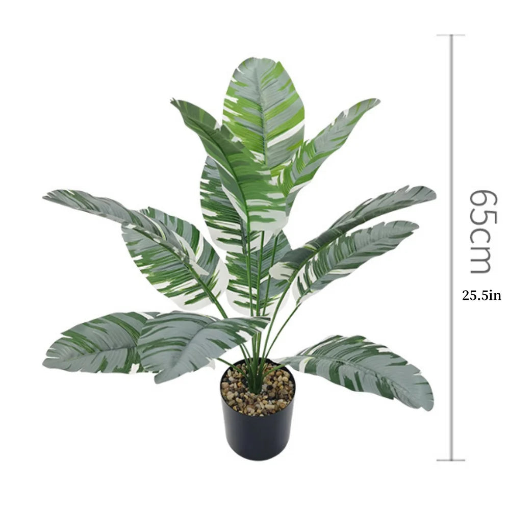 plante artificielle palmier plantain pour décoration intérieure et extérieure - vue 21 sur 27