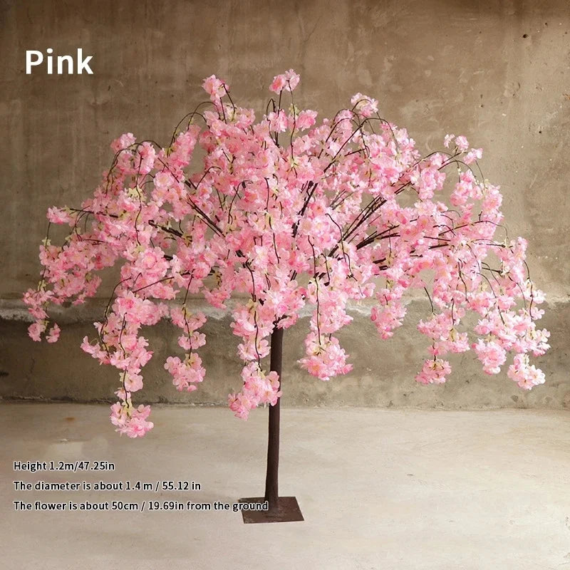 arbre de cerisier artificiel pour décoration festive et événementielle - vue 7 sur 18