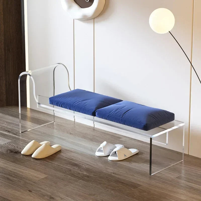 Nordic acrylic stool for minimalist interior decoration