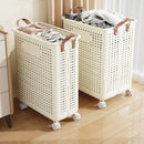 Dirty clothes basket, folding multifunctional handheld dirty clothes basket, large capacity collection basket, storage basket