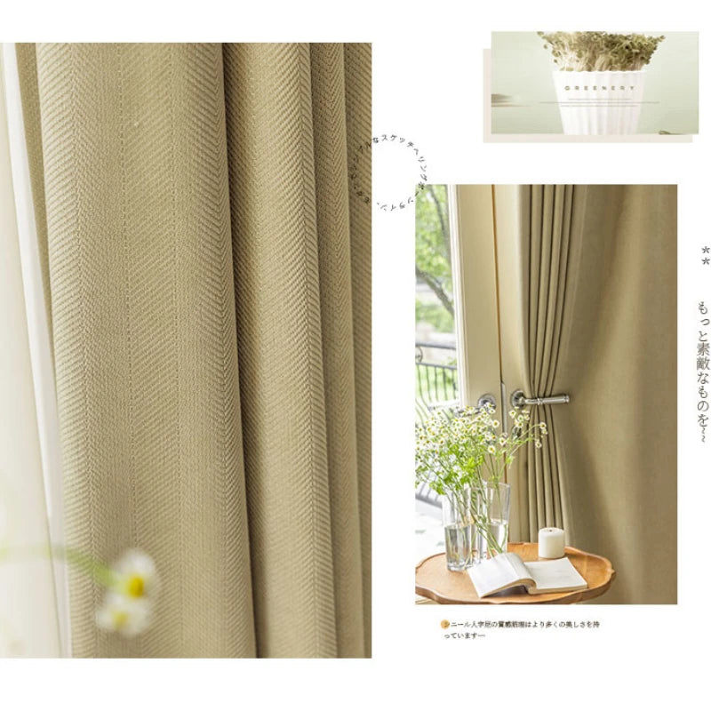 Rideau occultant uni style moderne pour salon chambre - vue 6 sur 23