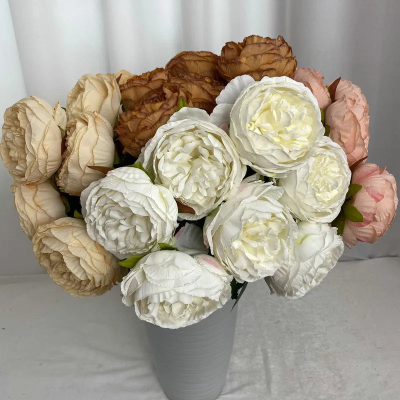 bouquet de roses artificielles décoratif pour mariage et événements - vue 4 sur 16