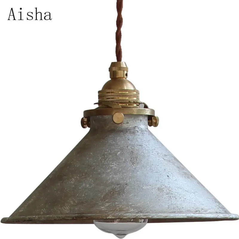 suspension en laiton au style rouille pour intérieur décoratif - vue 6 sur 9