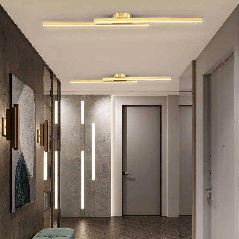 Modern minimalist recessed LED ceiling light nordic luxury - vue 3 sur 22