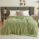 plaid flanelle polaire doux chaud pour lit canapé