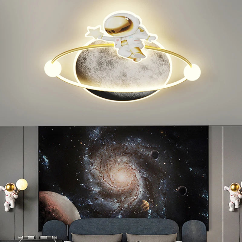 plafonnier moderne créatif pour chambre d'enfant en led - vue 6 sur 18