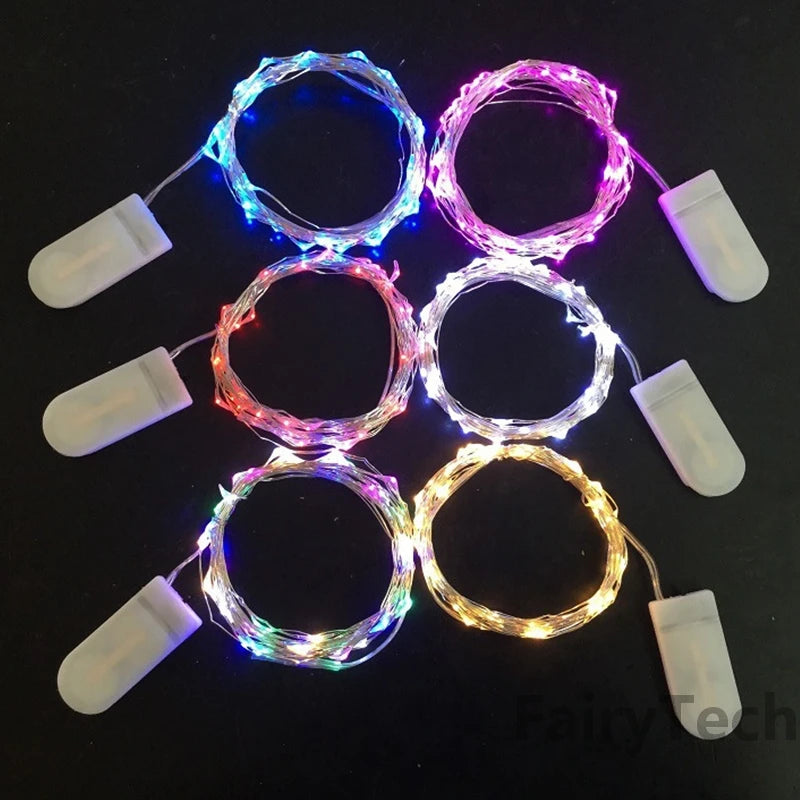 lot de 10 guirlandes lumineuses à led pour décorations festives et romantiques