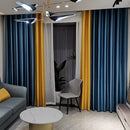 Rideau style nordique moderne occultant plissé salon chambre