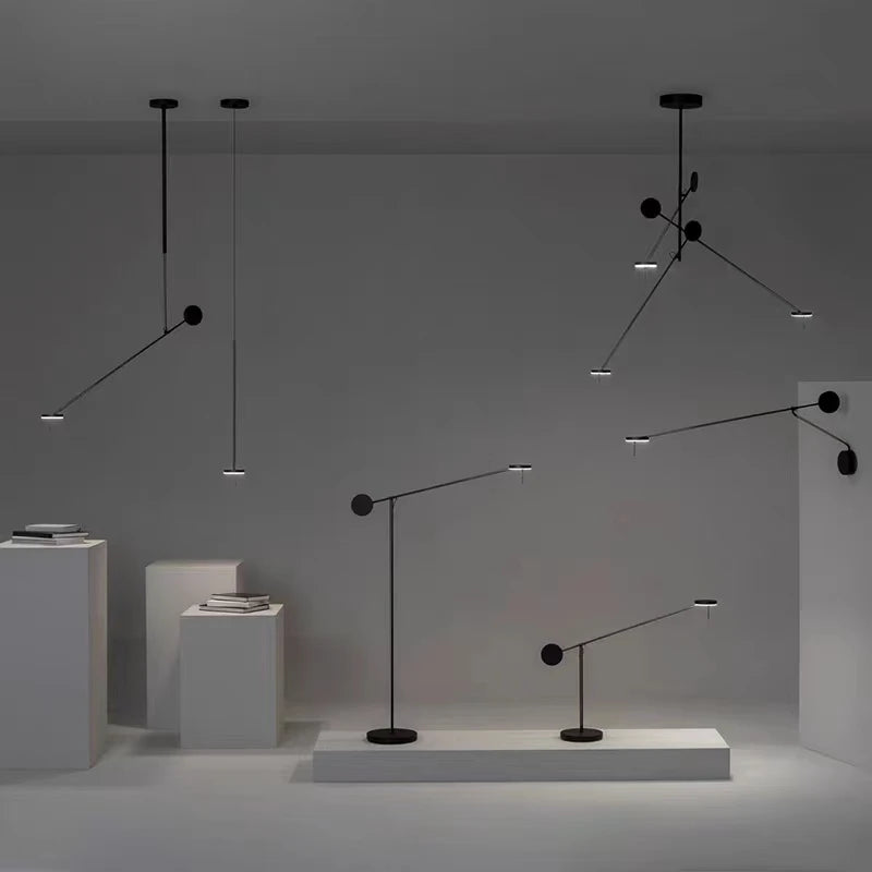 lampadaire led rotatif minimaliste lampe de lecture debout - vue 4 sur 14