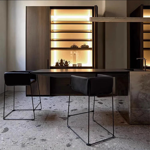 lustre led moderne minimaliste imitation marbre haut de gamme