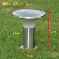 lampe de jardin à led en acier inoxydable design extérieur étanche