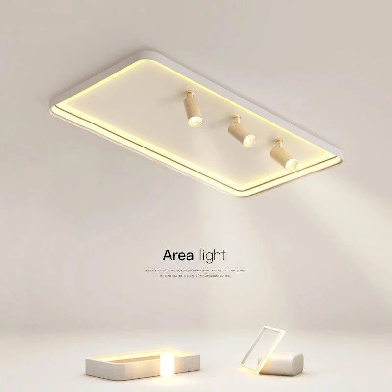 2023 New Modern LED Ceiling Lights For Living Room Bedroom Indoor Round Square Rectangle Lamp Surface Mounted Lighting AC85-260V - vue 2 sur 16