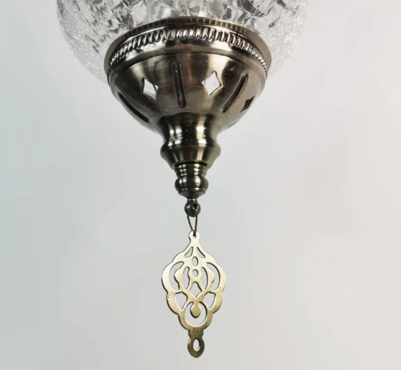 suspension vintage exotique style méditerranéen art déco pour restaurants et cafés - vue 5 sur 5