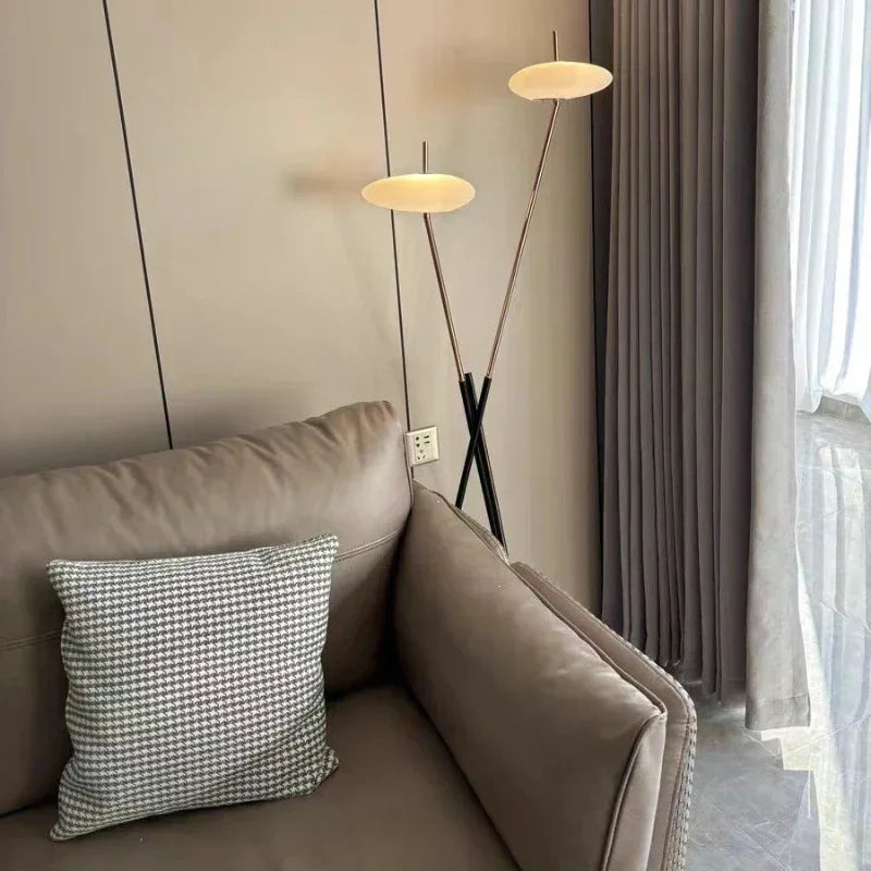 lampadaire moderne en acrylique style nordique pour décoration intérieure - vue 3 sur 9