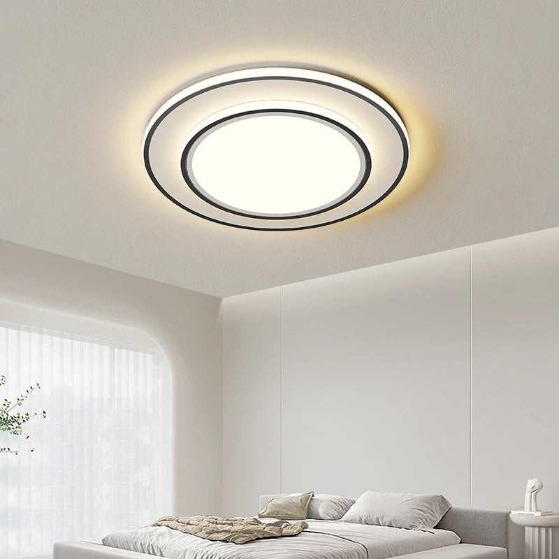 plafonnier double couche moderne pour un éclairage élégant à la maison - vue 7 sur 14