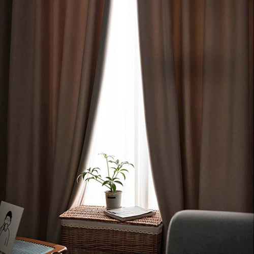 Rideau leger semi occultant style moderne minimaliste sur mesure - vue 6 sur 14