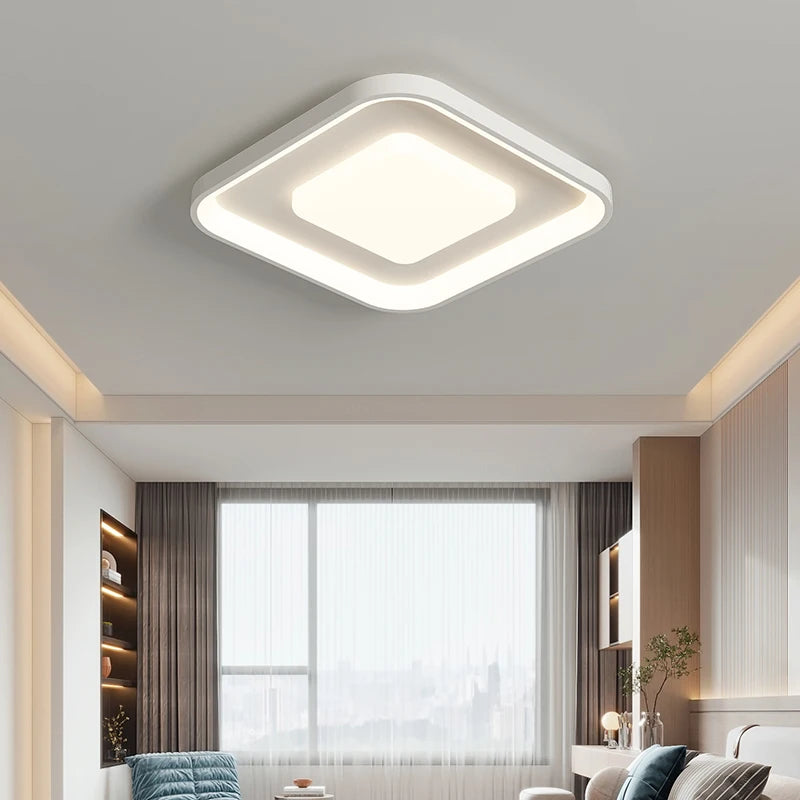 lustre led minimaliste moderne avec protection des yeux anti-bleue - vue 4 sur 12