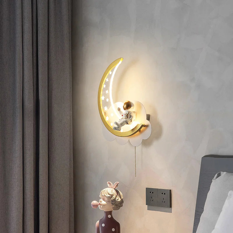 applique murale led design artistique avec interrupteur nouvelle collection - vue 5 sur 7