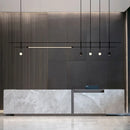 lustre minimaliste réglable en hauteur pour divers espaces