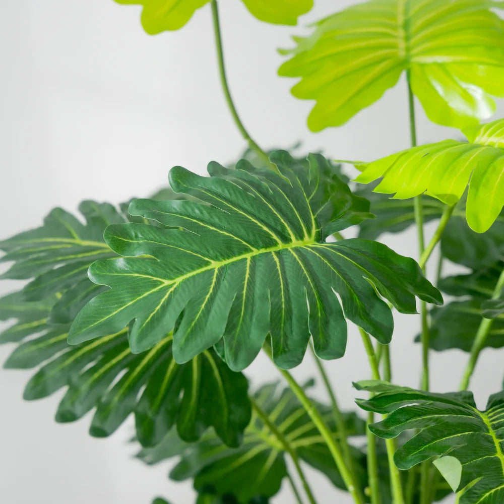grandes plantes artificielles monstera palmier tropical pour décoration extérieure - vue 3 sur 6