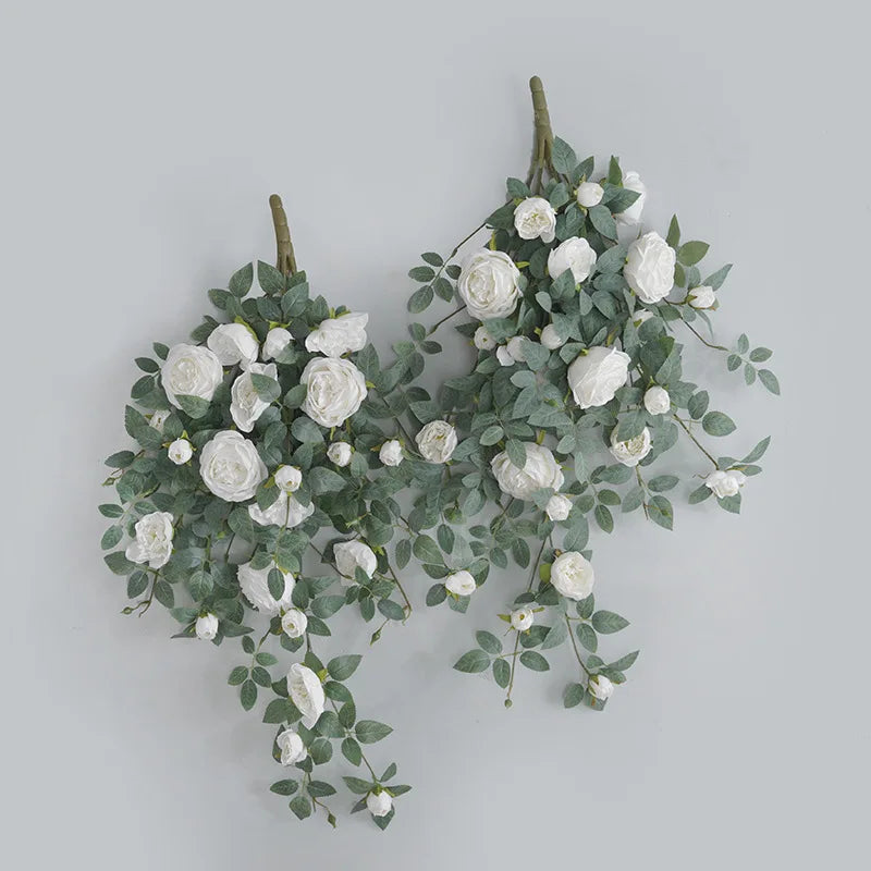 vigne de pivoine en soie artificielle pour décoration élégante - vue 4 sur 12