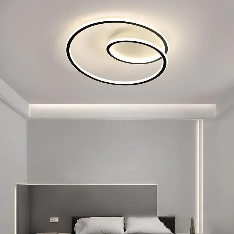 LED moderne Simple plafonnier allée Lustre pour salon salle à manger étude chambre décoration de la maison intérieur luminaire Lustre - vue 5 sur 20