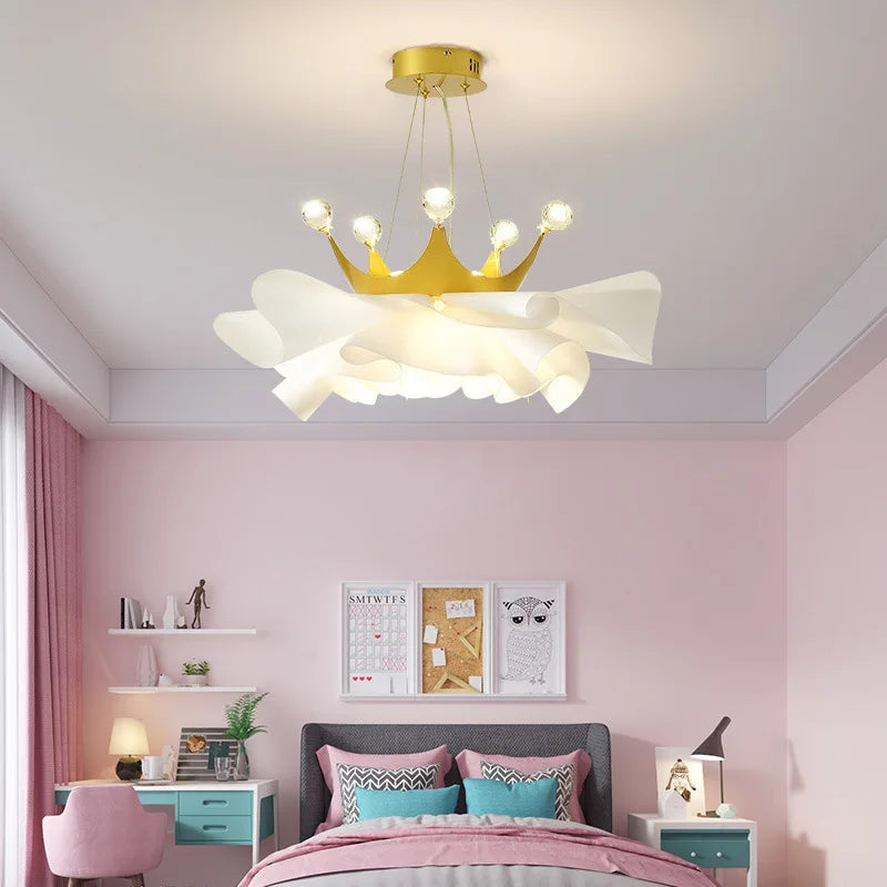 lustre moderne en cristal pour décoration romantique et chaleureuse - vue 2 sur 8