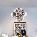 lustre à bulles nordique design créatif pour intérieur élégant