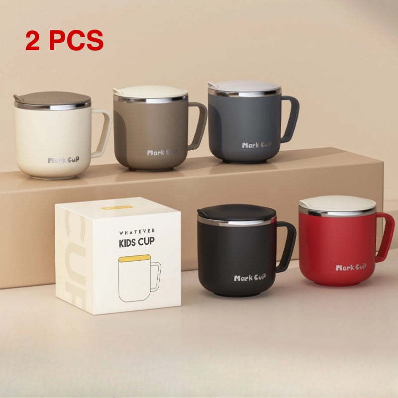 Mug café acier inoxydable 400ml étanche avec couvercle