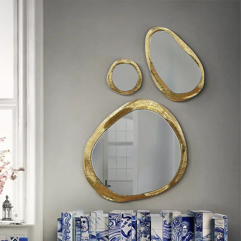 decorative wall mirrors luxury vintage compact aesthetic large format