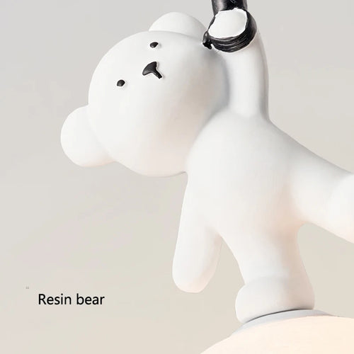 lampe en résine design ours pour chambre d'enfant décorative