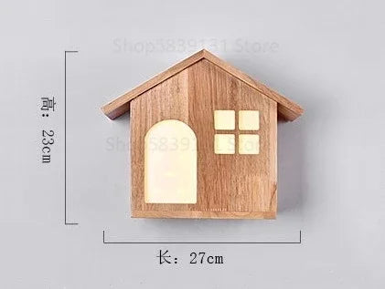 applique murale créatives modernes en bois pour enfants - vue 9 sur 8